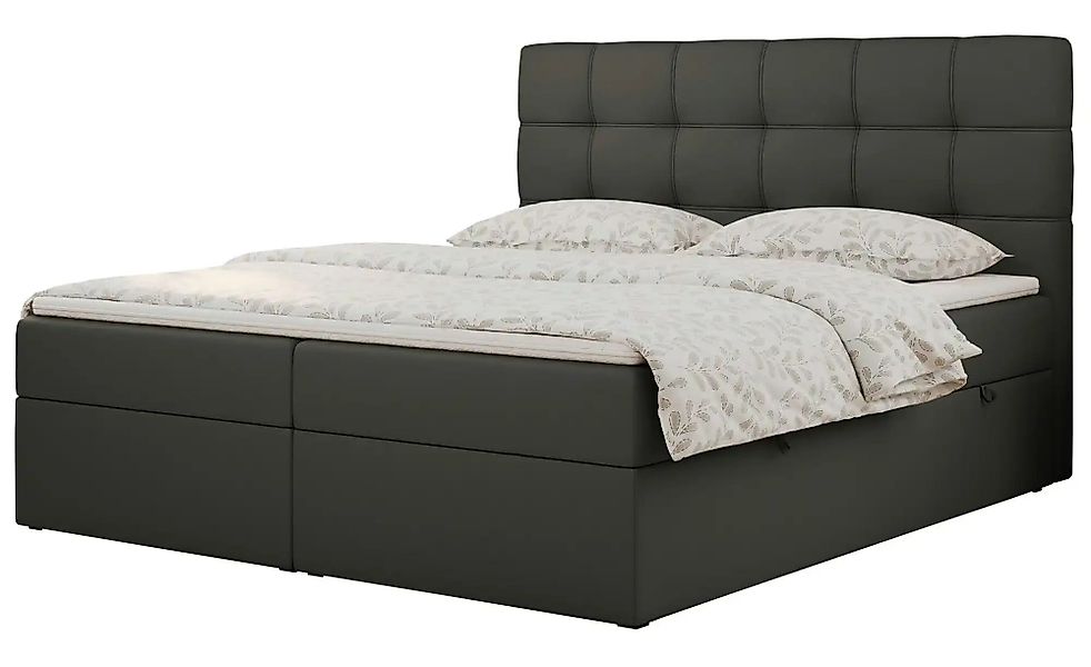 Boxbett mit Bettkasten Erni ¦ grau ¦ Maße (cm): B: 180 H: 110 Betten > Komf günstig online kaufen