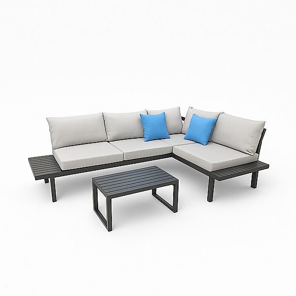 Greemotion Gartenlounge-Set [Lounge-Set Samoa] Loungemöbel Outdoor günstig online kaufen