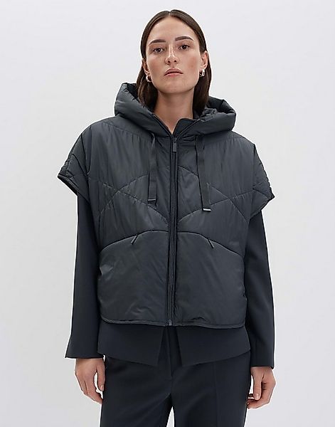 someday Steppweste Venkara weite Passform, Stehkragen und Kapuze, Tunnelzug günstig online kaufen