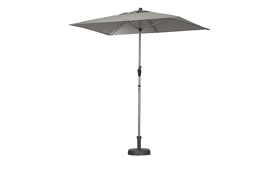 doppler Sonnenschirm mit Kurbelmechanik Doppler Select ¦ grau ¦ Maße (cm): günstig online kaufen