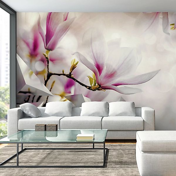 Selbstklebende Fototapete - Subtle Magnolias - Third Variant günstig online kaufen
