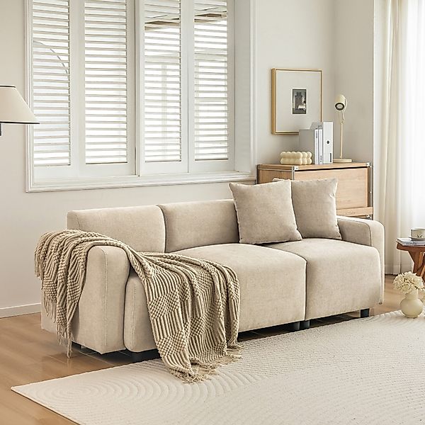 HAUSS SPOLE Ecksofa 3-Sitzer-Schlafsofa Polstersofa mit günstig online kaufen