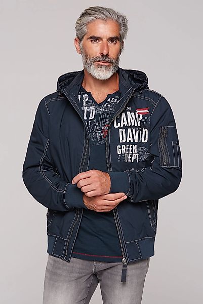 CAMP DAVID Outdoorjacke, mit Kapuze, mit Ärmeltasche günstig online kaufen