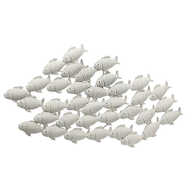 mucHome Wanddekoobjekt Fischschwarm aus Metall, Wandbild günstig online kaufen