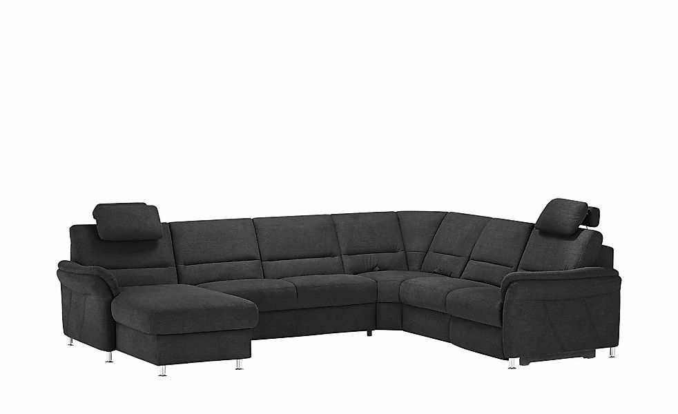 meinSofa Wohnlandschaft  Donald ¦ schwarz ¦ Maße (cm): B: 335 H: 89 T: 262. günstig online kaufen