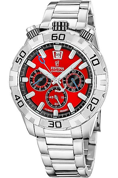 Festina Quarzuhr 20743/5 Bullhead Rot mit Stahlband günstig online kaufen
