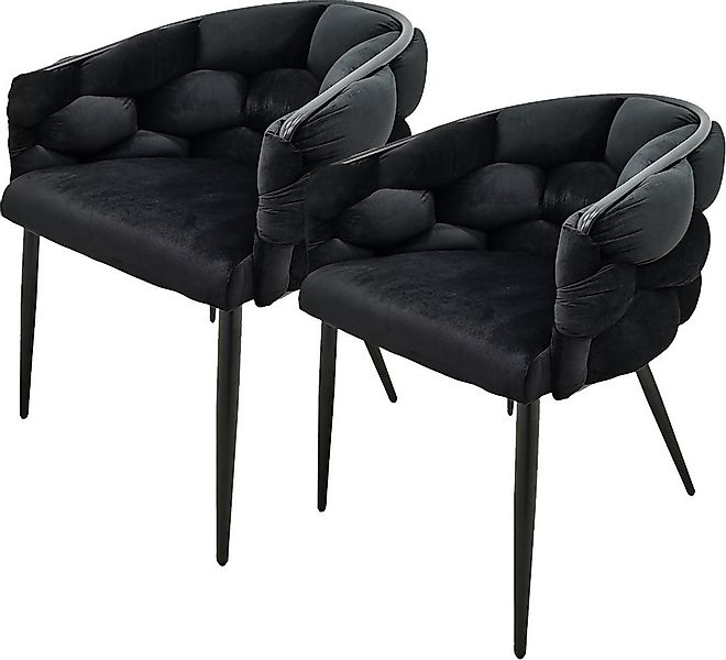 Kayoom Polsterstuhl Stuhl Grace 125 2er-Set, günstig online kaufen