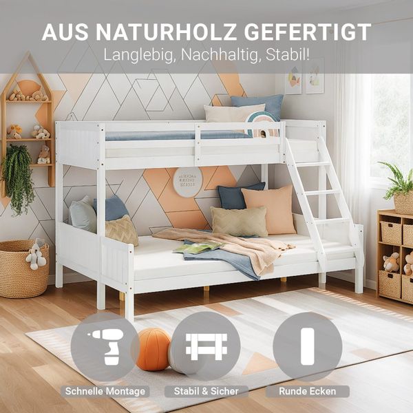 Homestyle4u Etagenbett 90x200 und 140x200 Kinderbett günstig online kaufen