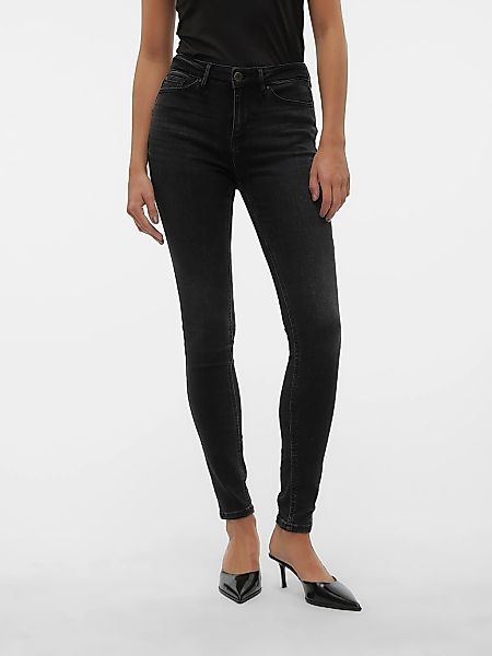 Vero Moda Skinny-fit-Jeans "VMFLASH MR SKINNY JEANS LI111 NOOS" Baumwollmis günstig online kaufen