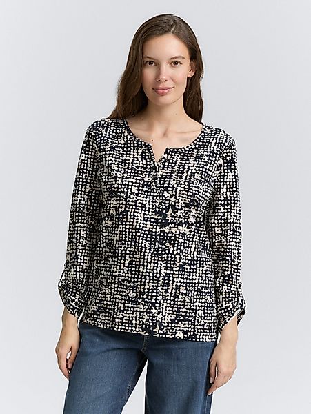 TOM TAILOR T-Shirt Henley Blusenshirt mit günstig online kaufen
