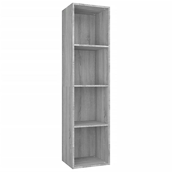 VidaXL Bücherschrank/TV-Schrank Grau Sonoma 36x30x143 cm Holzwerkstoff günstig online kaufen