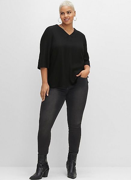 Sheego Klassische Bluse Tunika . günstig online kaufen