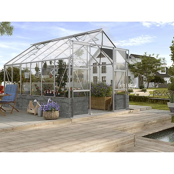 Vitavia Gewächshaus Cassandra 9900 Anthrazit 9,9 m² günstig online kaufen
