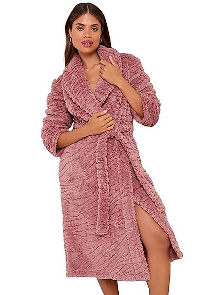 LIPSY Damenbademantel Lipsy Strukturierter Morgenmantel in Midilänge, Polye günstig online kaufen