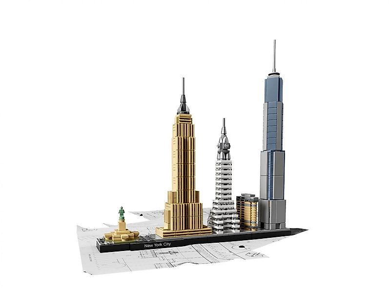 LEGO® LEGO Architecture 21028 New York City Spielbausteine, (Set, 598 St., günstig online kaufen