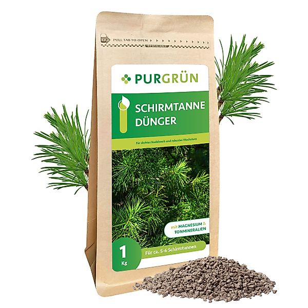 Purgrün Gartendünger Purgrün Schirmtanne Dünger, NPK günstig online kaufen