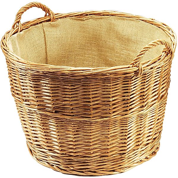 Kobolo Kaminholzkorb Universalkorb Kaminkorb Weidenkorb Weide Leinen günstig online kaufen