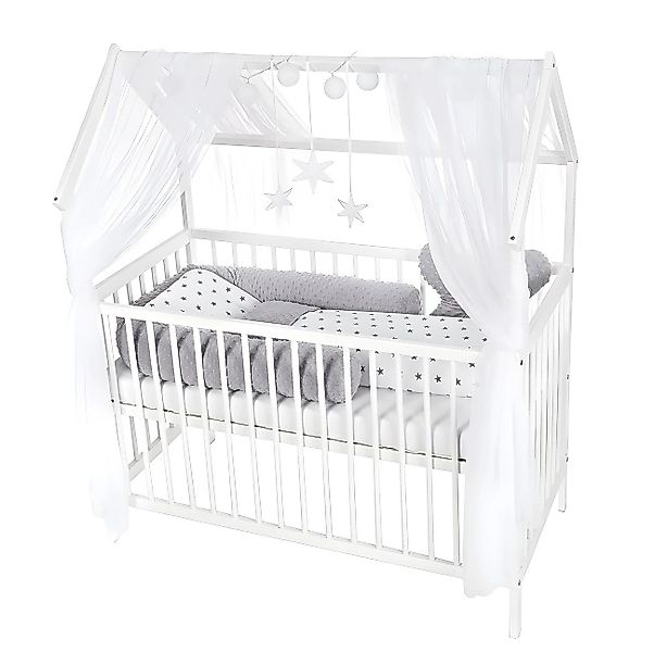 Babyhafen Kinderbett Babyhafen Hausbett Kinderbett 120x60 günstig online kaufen