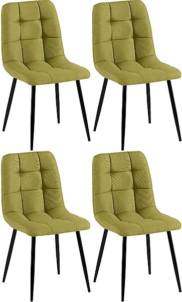 CLP Esszimmerstuhl Antibes Stoff (4er Set), günstig online kaufen
