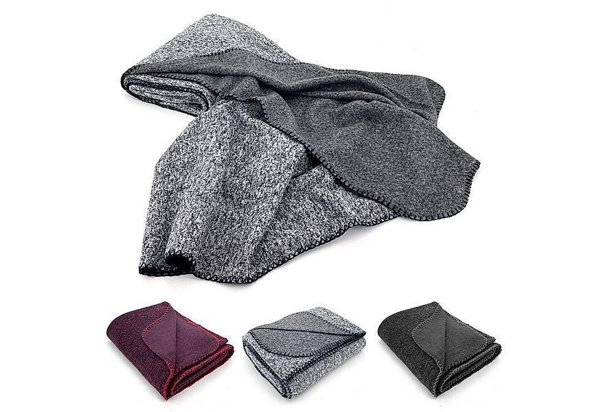 Wohndecke Strick Kuscheldecke Super Soft Fleece Sofadecke, heimtexland, Pre günstig online kaufen
