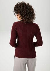Aniston CASUAL Strickpullover im Ripp-Muster-Mix - NEUE KOLLEKTION günstig online kaufen