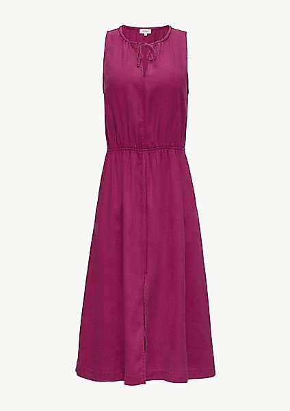 s.Oliver Maxikleid Midi-Kleid aus Lyocell mit günstig online kaufen
