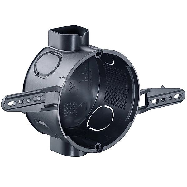 Kaiser Gerätedose 1055-62 mit Nagelbefestigung Ø 60 mm x 46 mm Schwarz günstig online kaufen