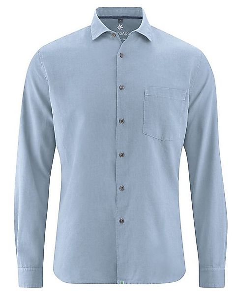 HempAge Langarmhemd Edles Business Hemd günstig online kaufen