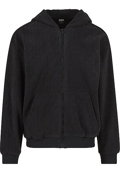 URBAN CLASSICS Kapuzenpullover Urban Classics Jaquard Velvet Zip-Hoody (1-t günstig online kaufen