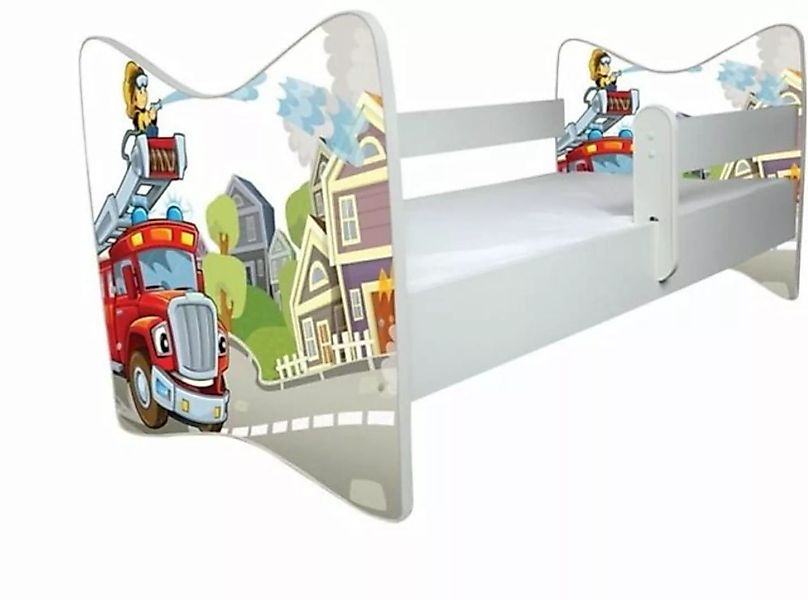 iGLOBAL Kinderbett Komplettbett 140x70 cm für Mädchen und Jungen (Absturzsi günstig online kaufen