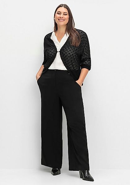 Sheego Jerseyhose Anzughose High-Waist, im Curvy-Schnitt ELLA günstig online kaufen