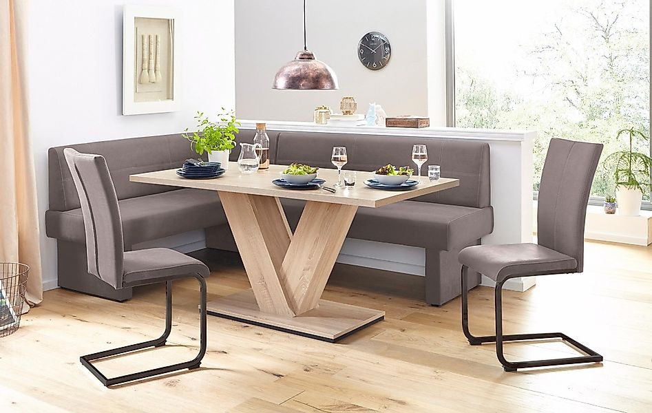 Home affaire Freischwinger »Nils«, (Set), 2 St., Luxus-Microfaser Lederopti günstig online kaufen