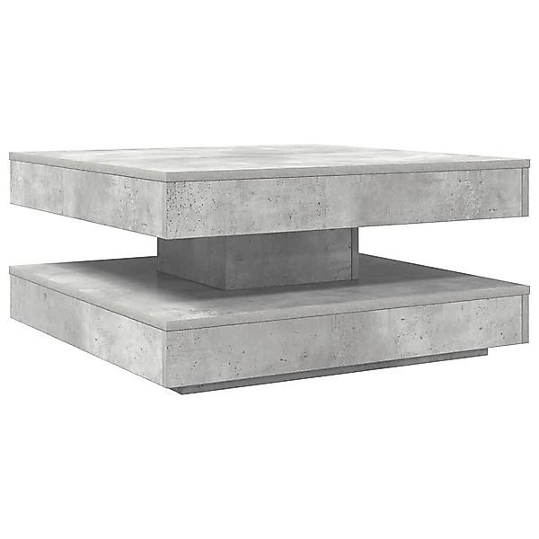 vidaXL Couchtisch Couchtisch 360-Grad Drehbar Betongrau günstig online kaufen