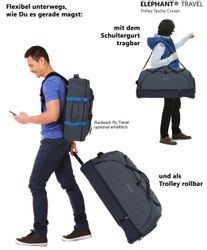 ELEPHANT Weichgepäck-Trolley Cruiser Trolley 100-135 L günstig online kaufen