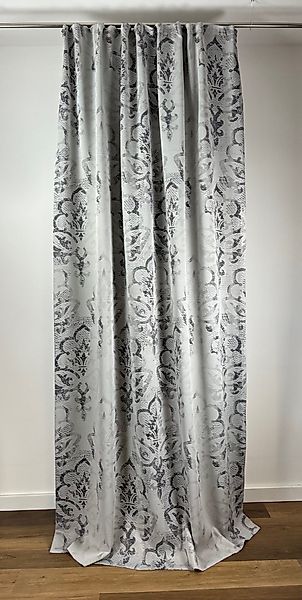 novumfix Verdunkelungsvorhang Thermovorhang grau gemustert, Hotelqualität günstig online kaufen