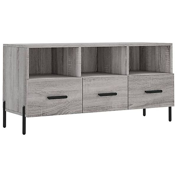 vidaXL TV-Schrank TV-Schrank Grau Sonoma 102x36x50 cm Spanplatte günstig online kaufen