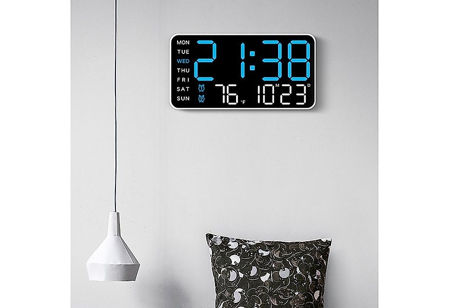 REDOM Wecker LED Digitalwecker Doppeltwecker Alarm Digitaluhr mit Snooze, D günstig online kaufen