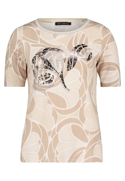 Betty Barclay Kurzarmshirt "Damen Printshirt mit Schmucksteinen" 1 Stk. tlg günstig online kaufen