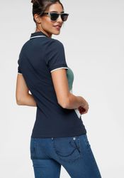 KangaROOS Poloshirt Kurzarm, figurbetonter Schnitt, Colourblocking-Optik, günstig online kaufen