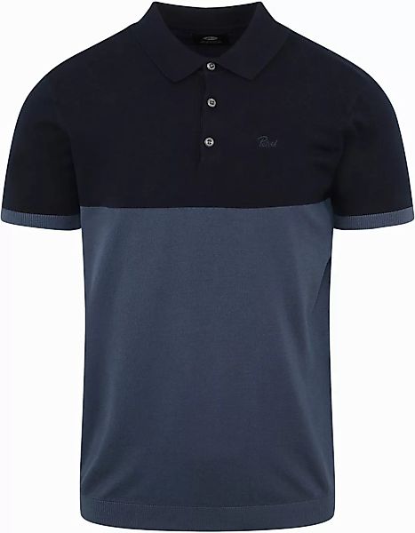 Petrol Industries Poloshirt Zweifarbig Blau - Größe XXL günstig online kaufen