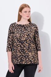 Ulla Popken T-Shirt Shirt Ziersteine A-Linie günstig online kaufen