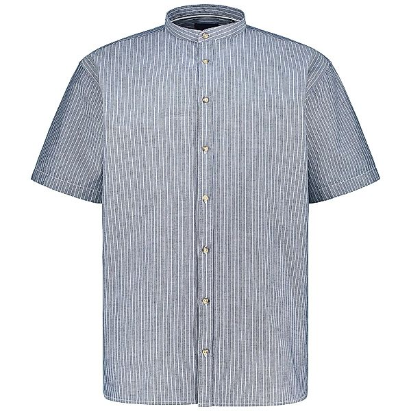 North Freizeithemd mit Streifen Farbe dunkelblau Größe: 3XL günstig online kaufen