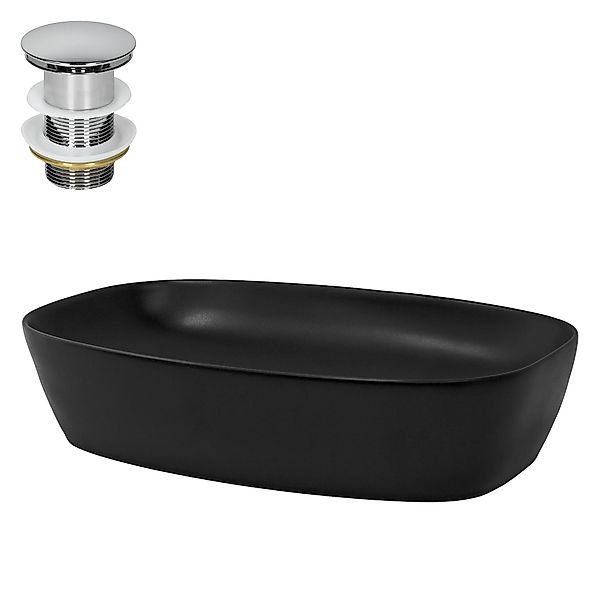 LuxeBath Waschbecken Aufsatzwaschbecken aus Keramik für günstig online kaufen