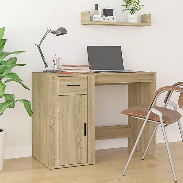 Vidaxl Schreibtisch Sonoma-eiche 100x49x75 Cm Holzwerkstoff günstig online kaufen