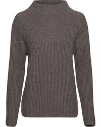 Brigitte von Schönfels Strickpullover Gerippter Kaschmir günstig online kaufen