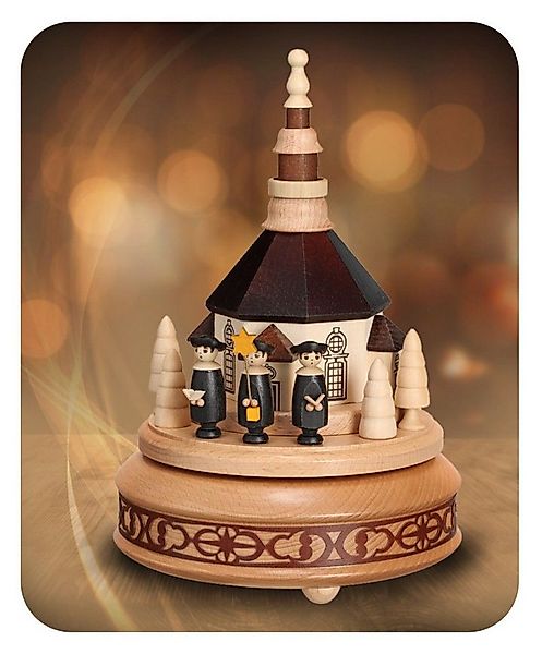 Zeidler Holzkunst Spieluhr Spieldose Seiffner Kirche Erzgebirge, Weihnachte günstig online kaufen