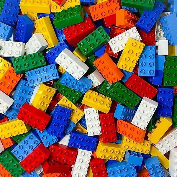 LEGO® Spielbausteine LEGO® Duplo 2x4 Steine Bausteine / 250 Stück / Grundba günstig online kaufen