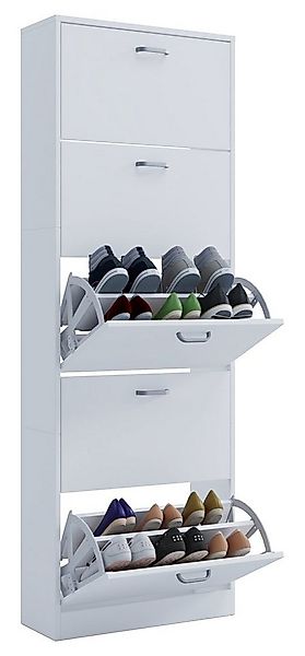 VCM Schuhschrank Holz Regal Schuhschrank Schuhkipper Serie Sipos XL günstig online kaufen