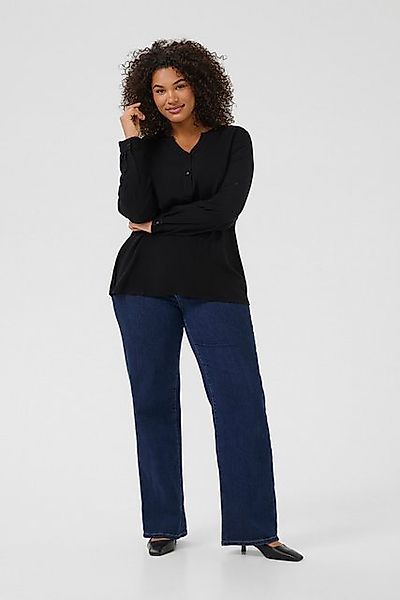 KAFFE Curve Langarmbluse Langarm-Bluse KCsida Große Größen günstig online kaufen