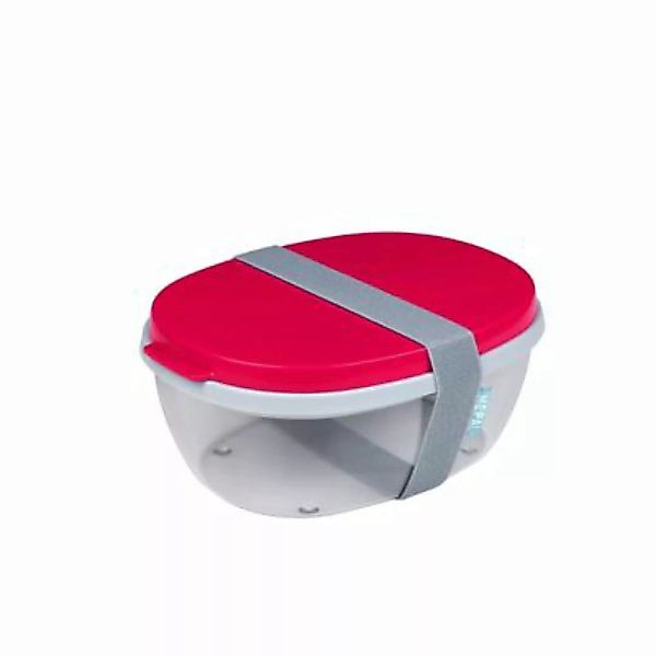 Mepal Frischhaltebox Salatbox Ellipse rot günstig online kaufen